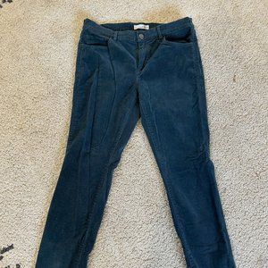 Dark Teal Corduroy Pants
